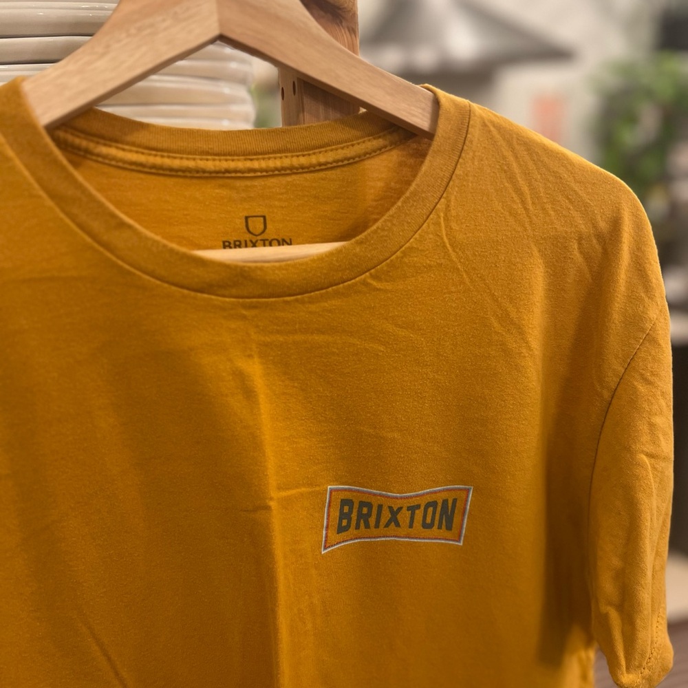Brixton Men's Mustard T-Shirt
